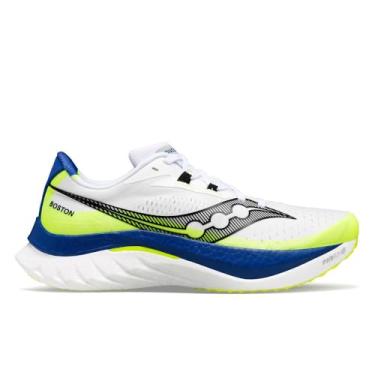 Imagem de Saucony Tênis feminino Endorphin Speed 4, branco/azul, 41