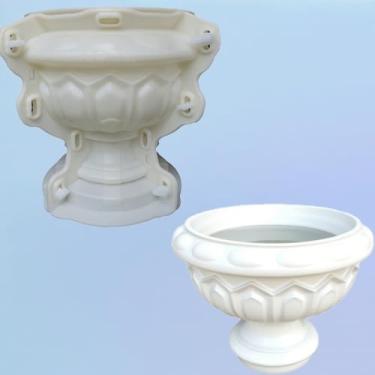 Imagem de DIYUNIMOULD Moldes de plantio de concreto, moldes de plantio de cimento para uso em jardins internos e externos (28 cm)