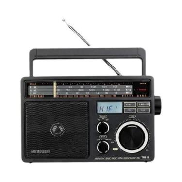 Imagem de Rádio Portátil AM FM SW Para Idosos Com Reprodutor Digital MP3 Micro S