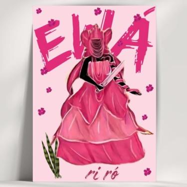 Imagem de Coleção de 62 quadros decorativos Giz - Umbanda e Candomblé - Decoração Orixá - Afro Brasileira - Escolha o seu Orixá! (Clássico, Ewá, 20x14cm)