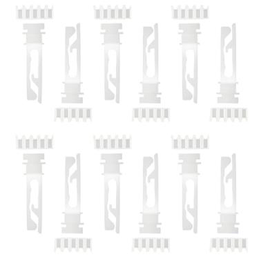 Imagem de 12 conjuntos de hastes de polia fácil e conjunto de engrenagens para componentes de persianas verticais, material plástico para persianas de janela ou acessórios de cortina