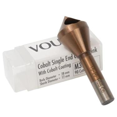 Imagem de Broca escareadora Vouyar Cobalt Steel 90 12mm com haste