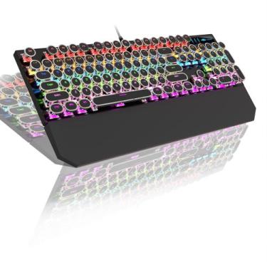 Imagem de Teclado mecânico para jogos MageGee Typewriter Retro Style