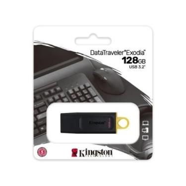 Imagem de Pen Drive 128GB Kingston DTX/128GB Exodia 3.2 USB