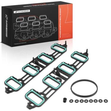 Imagem de A-Premium Conjunto de juntas do coletor de admissão do motor inferior de 12 peças compatível com Chevrolet Silverado 1500 2500 3500 HD, Tahoe, Suburban, Express e GMC Sierra 1500, Yukon, Savana 4500 e