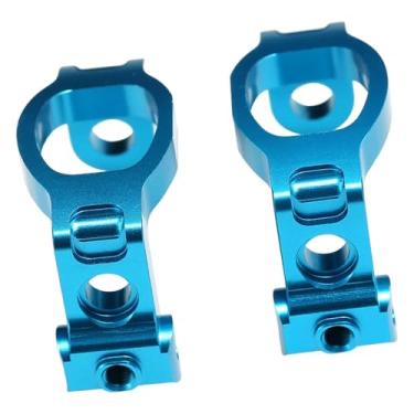 Imagem de Esquirla Conjunto de 2 suportes de cubo C para carros RC 1/10, em liga de alumínio, acessórios de alto desempenho para Trf419 TT-02 TB-04 TA07