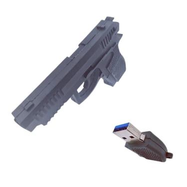 Imagem de WooTeck Pen Drive USB 3.0 com revólver de 64 GB