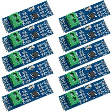 Imagem de YFUSET Módulo transceptor MAX485 RS485 TTL para RS485 Conversor UART Comunicação serial para placas de desenvolvimento Arduino Raspberry Pi SCM 5V Sistemas de controle industrial confiáveis