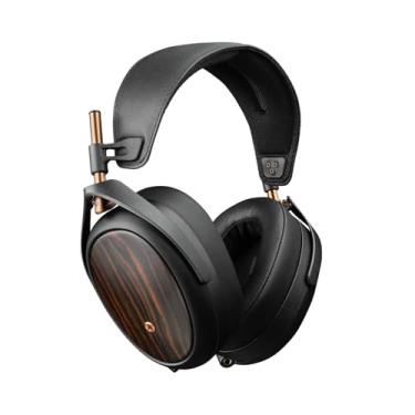 Imagem de MEZE AUDIO | LIRIC 2ª geração | Fones de ouvido magnéticos planares fechados com fio para audiófilos | Fones de ouvido de madeira de ébano Macassar | Almofadas magnéticas destacáveis | Cabo trançado