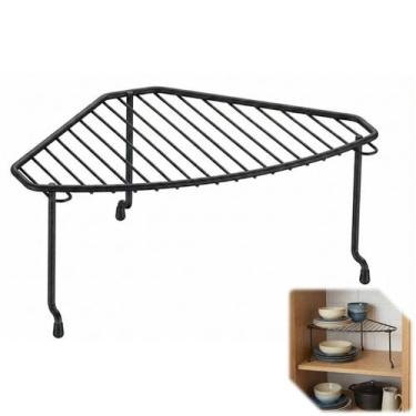 Imagem de Organizador De Canto Para Armário Suporte Porta Pratos e Utensílios Co