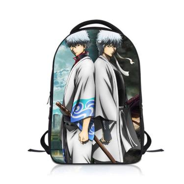Imagem de Mochila escolar Gintama Anime para crianças em poliéster