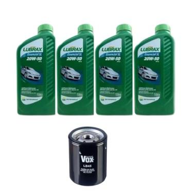 Imagem de Kit troca 4 Oléos 20w50 + Filtro Strada 1.5 1.6 8v 1999 2000 2001 2002 2003 Motor Fiasa