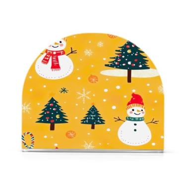 Imagem de Qilmy Bonito porta-guardanapos de boneco de neve de Natal para mesas - Porta-guardanapos para cozinha, porta-guardanapos de mesa, porta-guardanapos de coquetel, porta-guardanapos de papel46