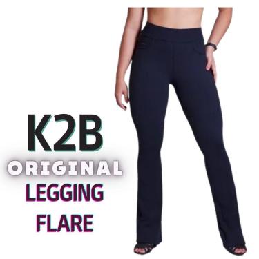 Imagem de Calça Flare Legging K2b Cós Alto-2027-Feminino