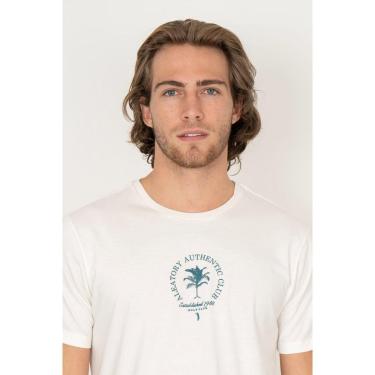 Imagem de Camiseta Aleatory Estampada Authentic Club Creme-Masculino
