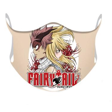 Imagem de Máscara facial Anime Fairys Tails Natsu Cotton 32x11,8cm