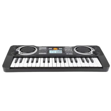 Imagem de aqxreight Crianças 37 Teclas Piano Eletrônico Música Enligtement Teclado Brinquedo Instrumento Musical Educacional Precoce Tempo Contínuo que é para e Brinquedo o Teclado Alimenta a Bateria Modos