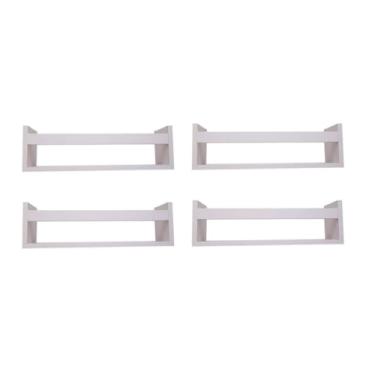 Imagem de KIT 4 Prateleiras Infantil 100% Decorar Quarto/Sala/Cozinha/Banheiro(BRANCO,4 PRATELEIRAS)