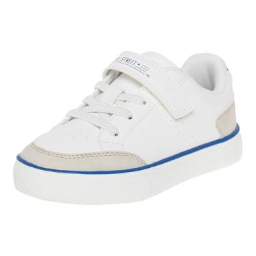 Imagem de State Street Tênis esportivo casual infantil Zander da Payless, Branco/azul (alça), 11.5 Toddler