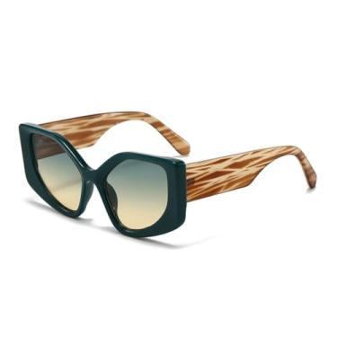 Imagem de HPIRME Óculos de moda com armação retrô para fotografia de rua (6167-C11)