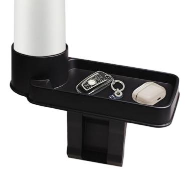 Imagem de Enchimento de lacuna lateral do assento de carro - Bandeja multifuncional de armazenamento de lanches | Organizador de interiores de carro de lacuna de assento | para caminhonetes de veículos Sedans