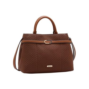 Imagem de Bolsa Duo Colors - Alça dupla - Café - Chenson 3485263