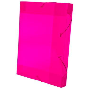 Imagem de Pasta Aba Elástico Dello Line Lombo 4cm Rosa 33,5x23,5cm