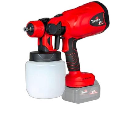 Imagem de Pistola Pintura Toyama Tbt18gs800 18v Brushless Sem Bateria