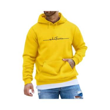 Imagem de Moletom Feminino Casual De Outono Inverno Com Estampa De Letras, Manga