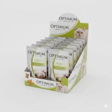 Imagem de Kit Ração Úmida Optimum Sachê para Gatos Adultos Frango 40 Unidades