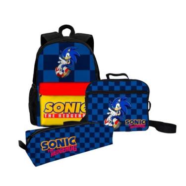 Imagem de Kit Mochila Bolsa Escolar Com Lancheira Térmica E Estojo Personalizado