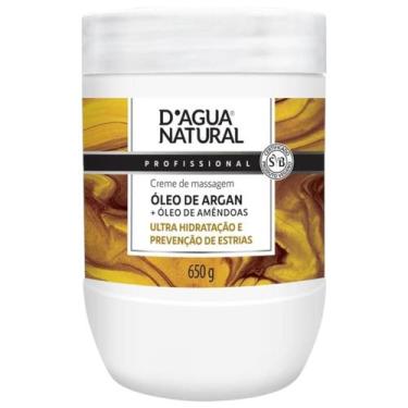 Imagem de Creme De Massagem Profissional Óleo De Argan 650g Dagua Natural - HIDR