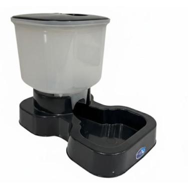 Imagem de Comedouro Automatico Cachorro Pet Caes Grande 8l Preto - Murano