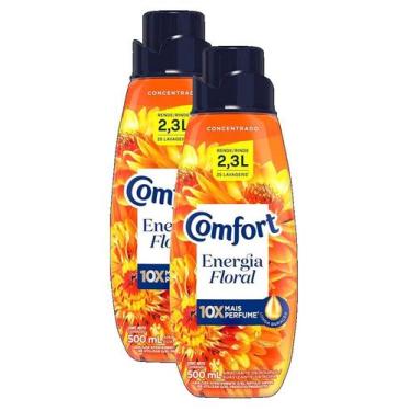 Imagem de kit 2 Amaciante Comfort Concentrado Hydra Sérum 500Ml