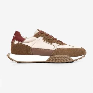 Imagem de Sneaker Racer Ferracini Masculino de Couro e Sola Tratorada-Masculino