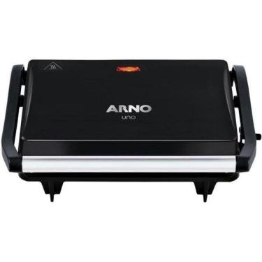 Imagem de Grill Compact Gpto com Placa Antiaderente para Preparo Prático de Alimentos Variados Preto 220V