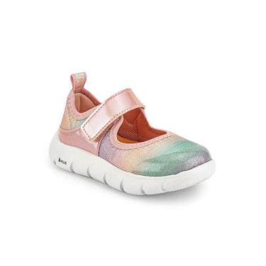 Imagem de Tênis Infantil BIBI Energy Baby New Aberto Rainbow Feminino, Iogurte m