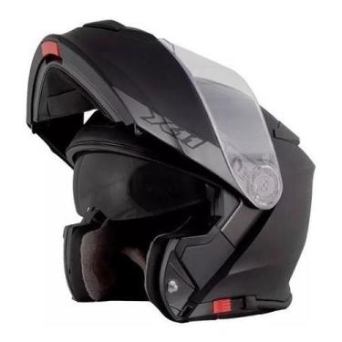 Imagem de Capacete X11 Turner Escamoteável Oculos Interno Articulado, 60 CM, Pre