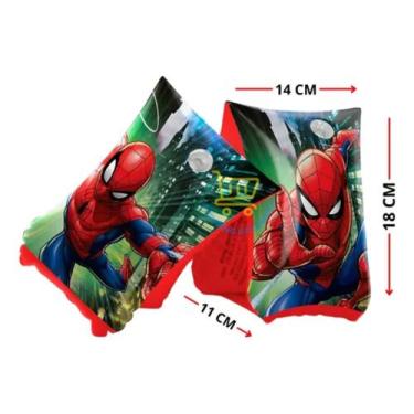 Imagem de Boia De Braço Inflável Marvel Spider Man / Homem Aranha 18x14 Etitoys 