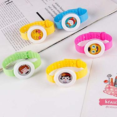 Imagem de Pulseira Relógio Infantil Anti Mosquito Repelente Natural com Citronela - Azul