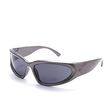 Imagem de Óculos de sol polarizados femininos masculinos design espelho esportivo de luxo vintage unissex óculos de sol masculinos motorista tons óculos uv400,29, como mostrado