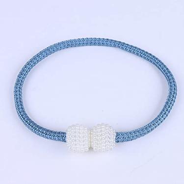 Imagem de Suportes de cortina design de corda grossa sem perfurações fivela de cortina acessórios de alça de cortina acessórios de cortina de corda amarrada, T4,1 Pçs