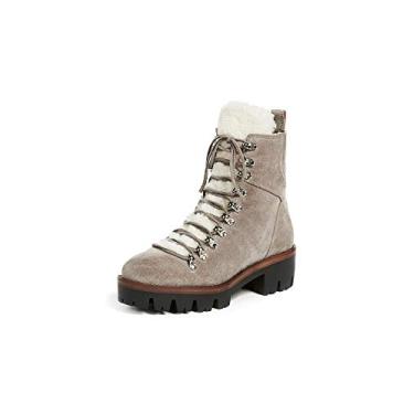 Imagem de Jeffrey Campbell Botas Femininas de Combate Sherpa Culvert, Cinzento-acastan, 6