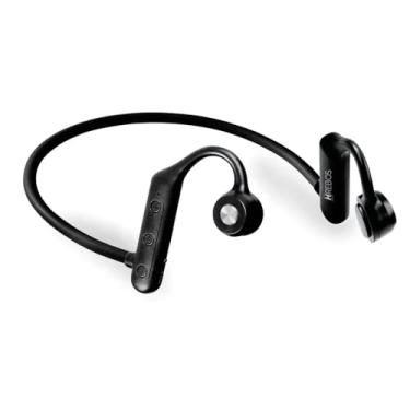 Imagem de Fones de Ouvido Bluetooth 5.0 de Condução de Ar, Fone de Ouvido Condução de Ar Sem Fio, IPX5 Fones Esportivos à Prova D'água para Corrida, Ginástica, Condução, Ciclismo - HS520 (Preto)