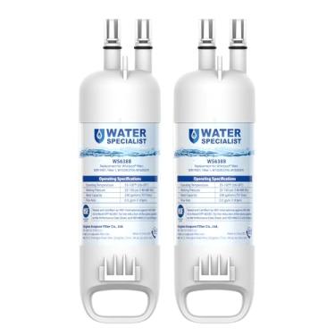 Imagem de Waterspecialist WS638 Substituição para W10295370A, Everydrop® Filter 1, EDR1RXD1, EDR1RXD1B, P8RFWB2L, P4RFWB, Kenmore® 46-9081, 46-9930, filtro de água de geladeira, 2 filtros