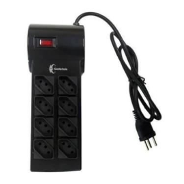 Imagem de Filtro de Linha Coletek com 8 Tomadas 10A - A.R Variedades MT