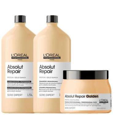 Imagem de LOreal Professionnel Absolut Repair Salon Golden 3 Produtos