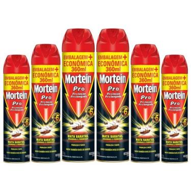 Imagem de Kit 6 Inseticidas Mortein Multi-inseticida Mata Baratas