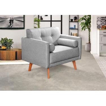 Imagem de Poltrona Moderna Luma Decoração Sala, Varanda, Recepção - BELLA DECOR