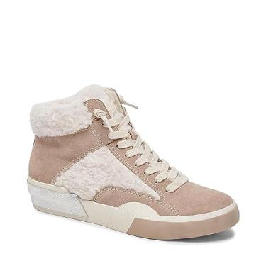 Imagem de Dolce Vita Tênis feminino de pelúcia Zilvia, Camurça Taupe Multi, 36